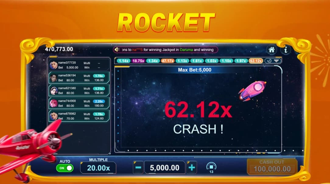 L83 Game rocket gameplay screen