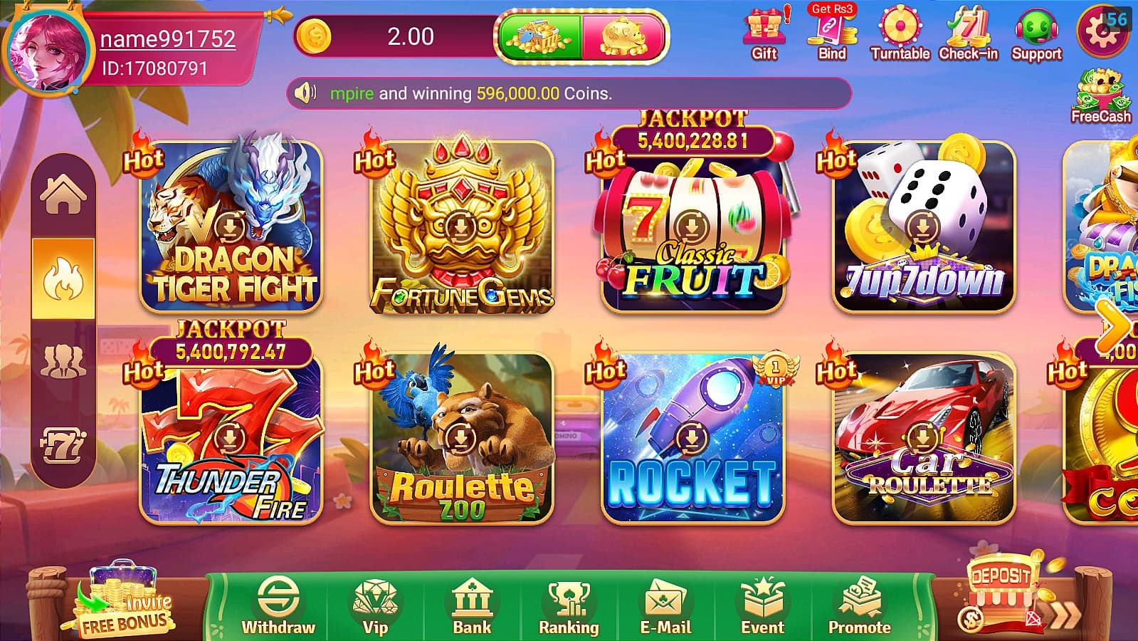 L83 Game hot trending games section